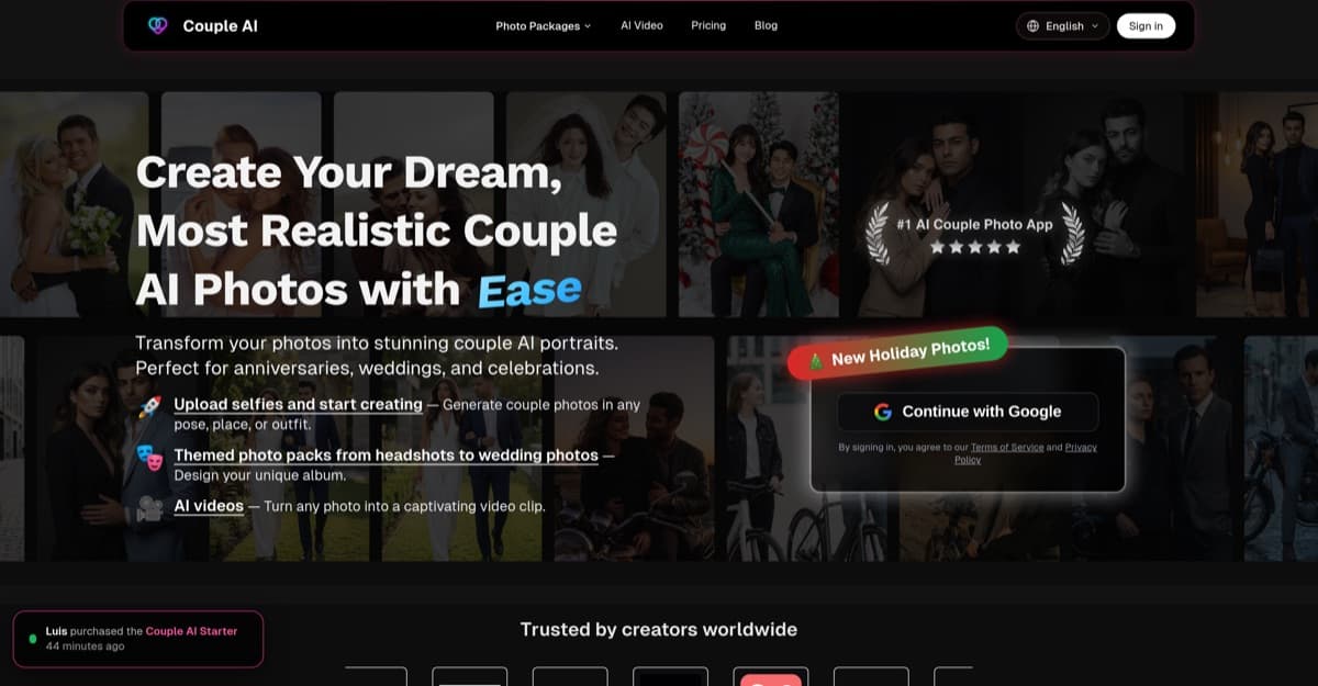 Couple AI — Virtual romantic companion platform with adaptive learning, voice and video chat