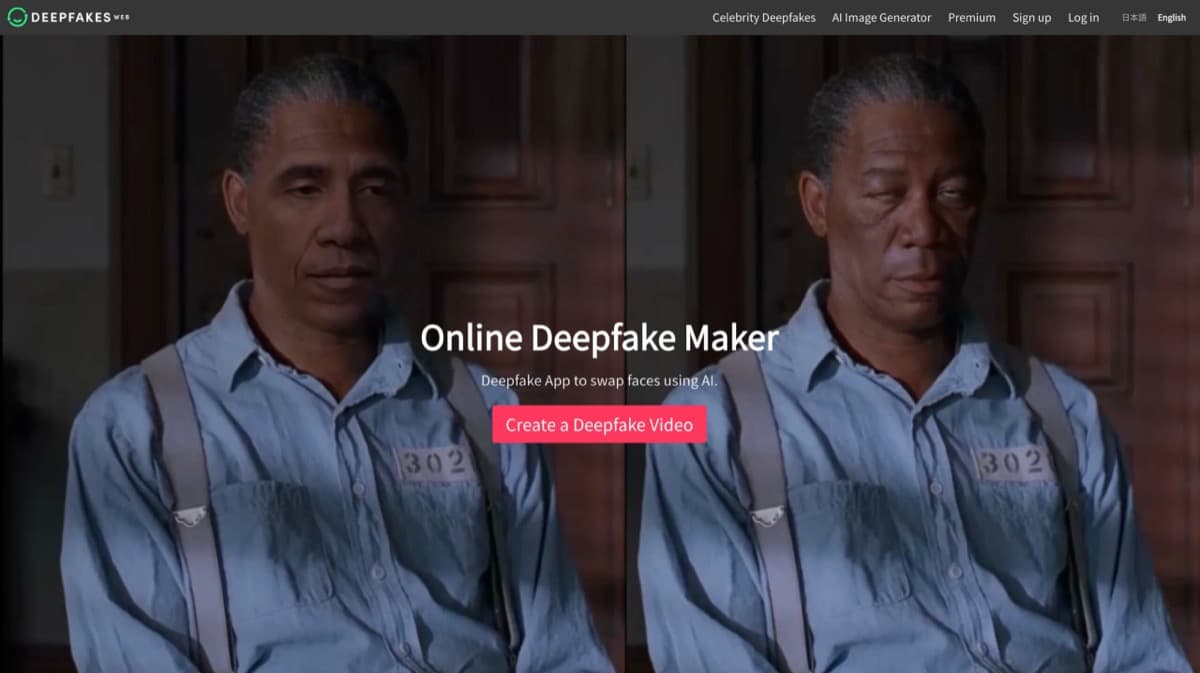 Deepfakes Web — Cloud-based AI face-swapping tool with fast processing and no hardware requireme