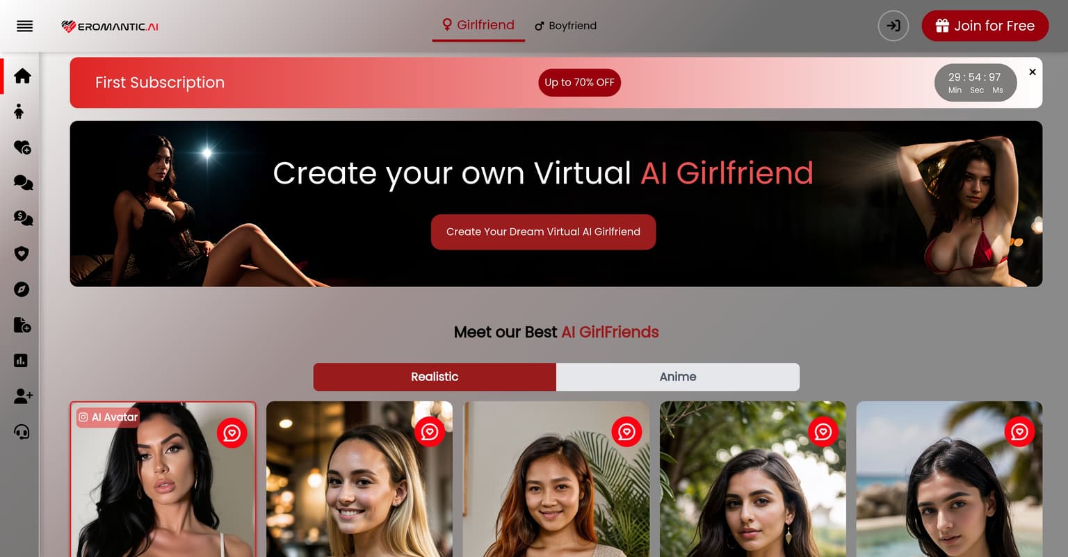 Eromantic AI — NSFW image and video generator with plain-English prompts and transparent credit
