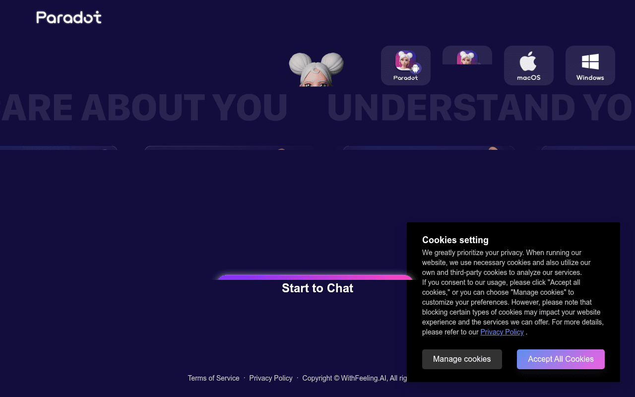 Paradot AI — Paradot.ai is a personal AI chat where you can meet your one-of-a-kind AI Being.